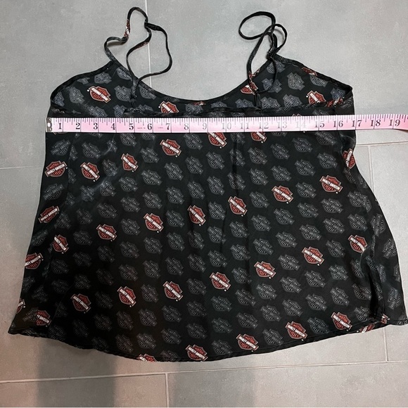 HARLEY-DAVIDSON 100% Washable Silk Tank Top. Size M - Picture 9 of 9